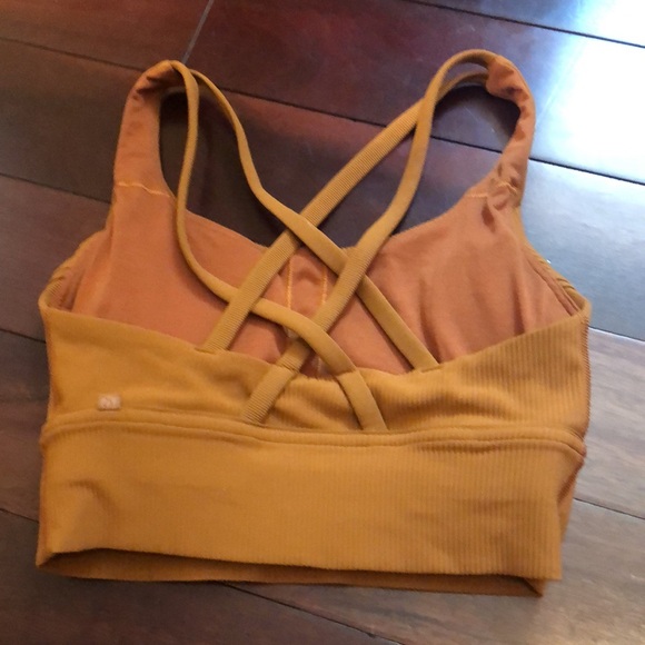 Lululemon Energy bra orange/brown. Size 2 like new - Picture 4 of 6